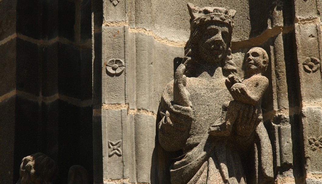 Abtei Daoulas - Gotisches Portal Detail