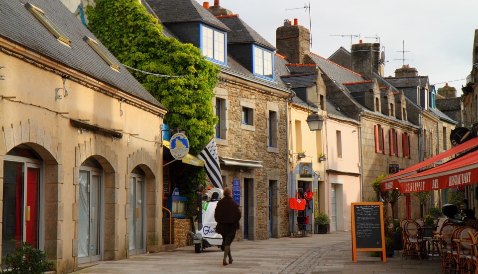 Concarneau in der Bretagne: Die Hauptgasse der Ville Close