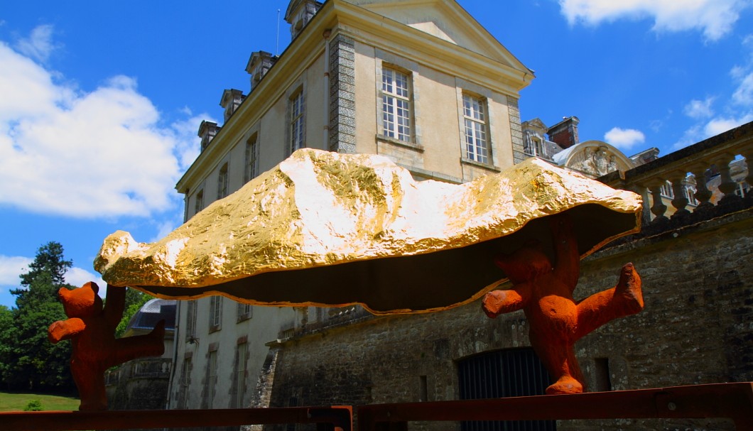 Bretagne Skulpturenpark Kerguéhennec - Skulptur