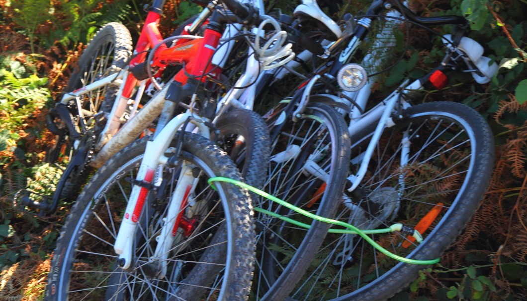 Zur Île Vierge - Auch mit dem Fahrrad geht's nun nicht weiter