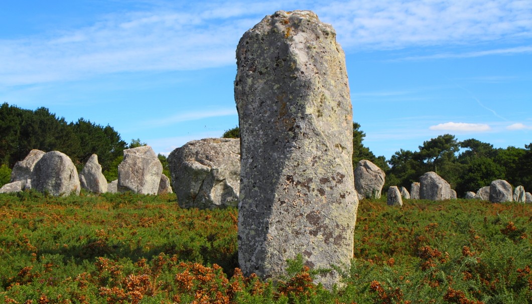 Bretagne Carnac Steinreihen von Kermario