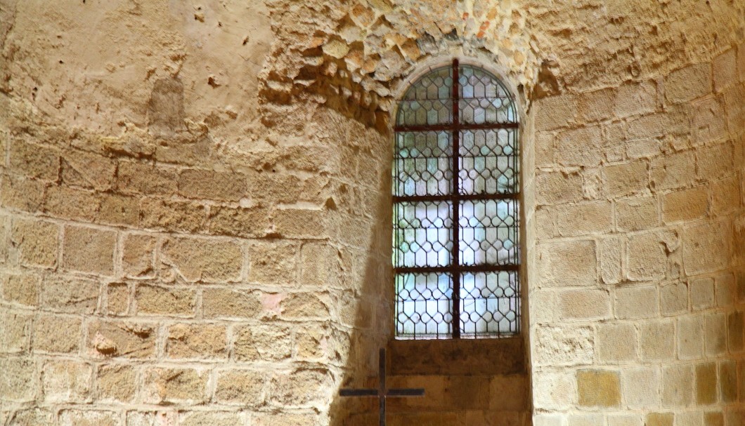 Mont-Saint-Michel Abtei - Fenster