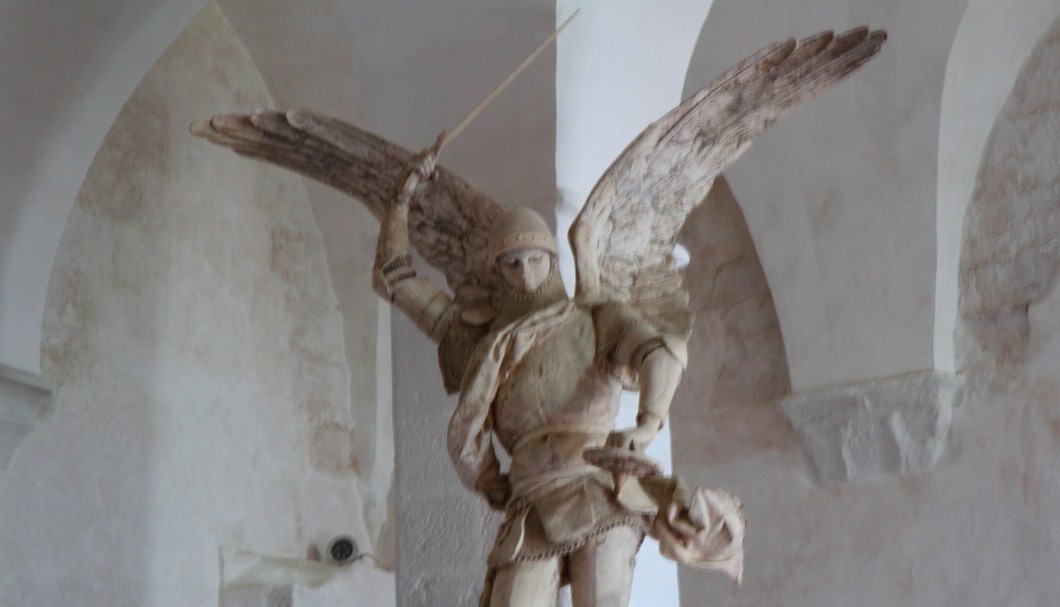 Mont-Saint-Michel Abtei - Modell Erzengel Michael