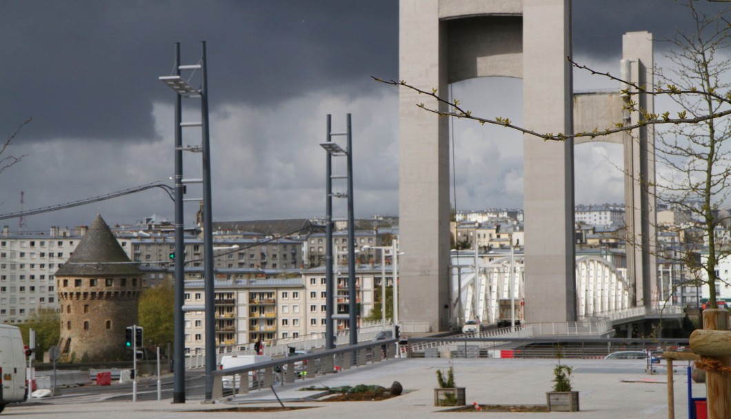 Brest - Hubbrücke über den Penfeld