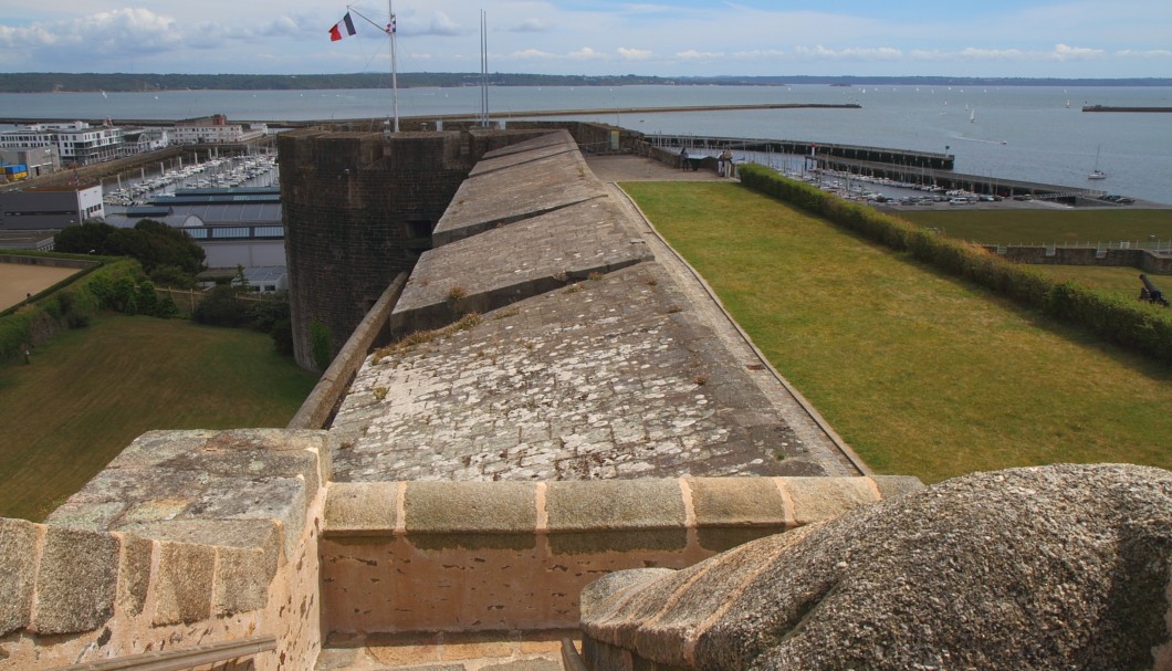 Festung Brest - Ausblick auf die Bucht