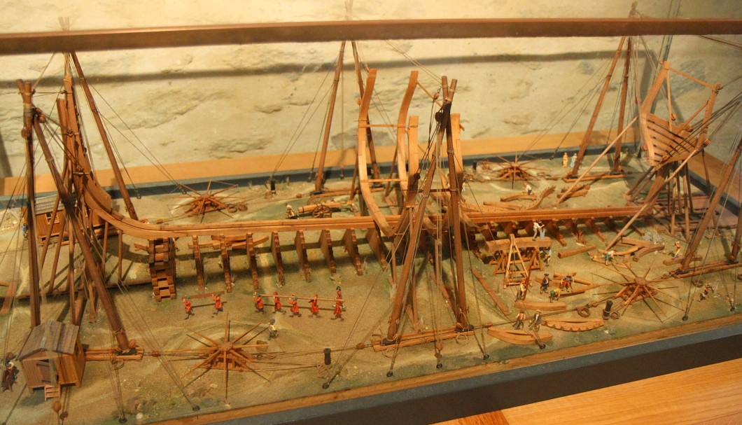 Festung Brest Museum Seefahrt - Schiffsmodell