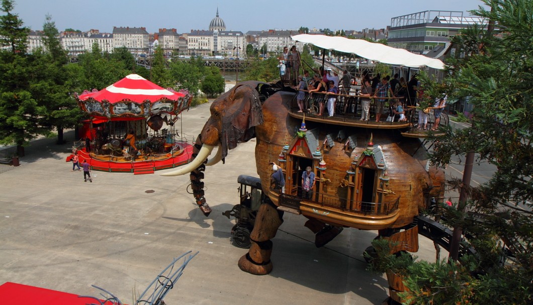 Nantes - Die Maschinen von Nantes: Elefant und Karussell