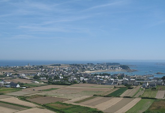 Bretagne-Insel &Icirc;le de Batz: Blick vom Leuchtturm.