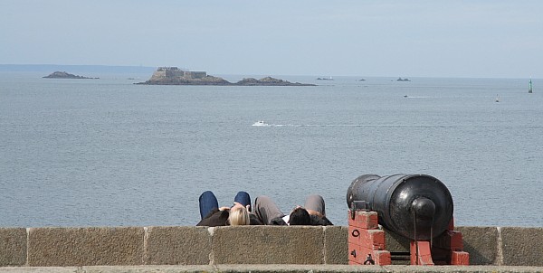 St-Malo an der Nordk&uuml;ste der Bretagne: Bastion de la Hollande.