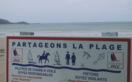 Bretagne Wassersport und Strandsport.