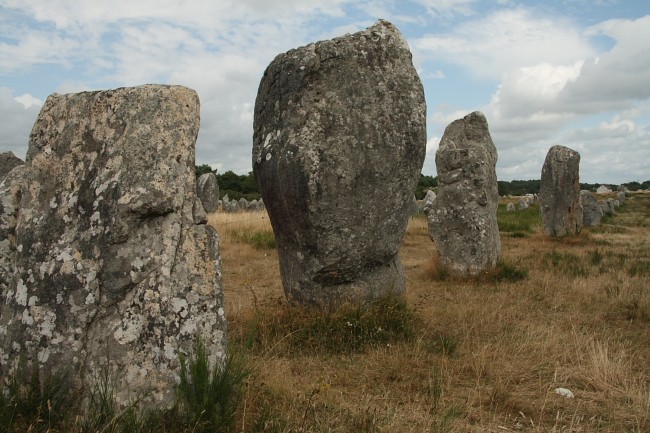 Megalithkultur in der Bretagne: Die Alignements von M&eacute;nec.