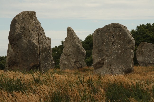Megalithkultur in der Bretagne: Die Alignements von Kermario.