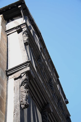 Morlaix an der Bretagne-Nordk&uuml;ste: Das Laternenhaus "Maison de Reine Anne".