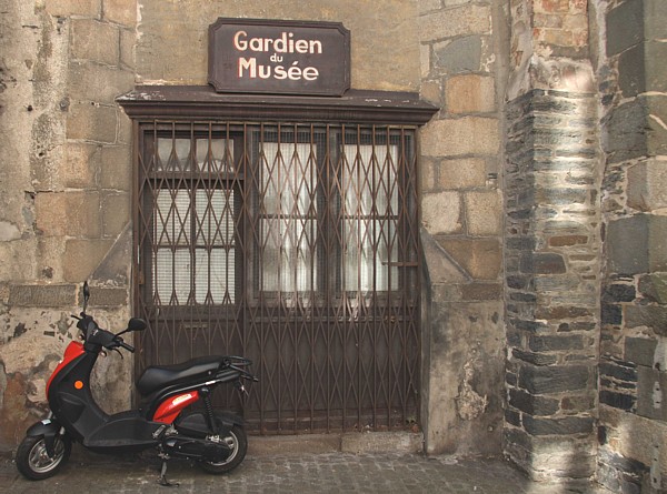 Morlaix an der Bretagne-Nordk&uuml;ste: Das Museum "Mus&eacute;e de Jacobins".