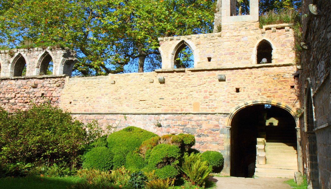 Die Abbaye de Beauport: Der Innenhof