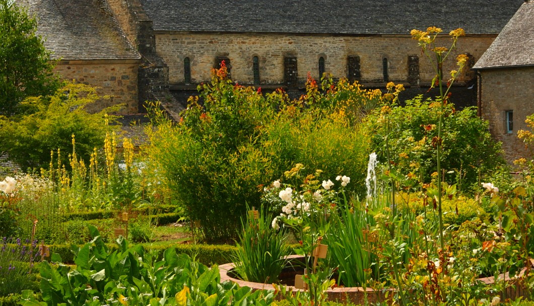 Abtei Daoulas - Garten