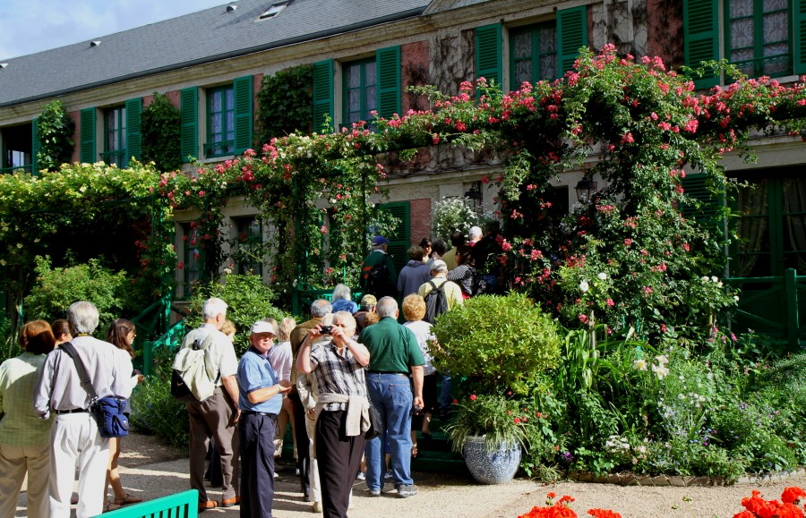Das Wohnhaus von Monet