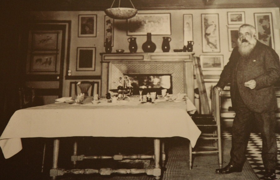Das Wohnhaus von Monet: Die Küche