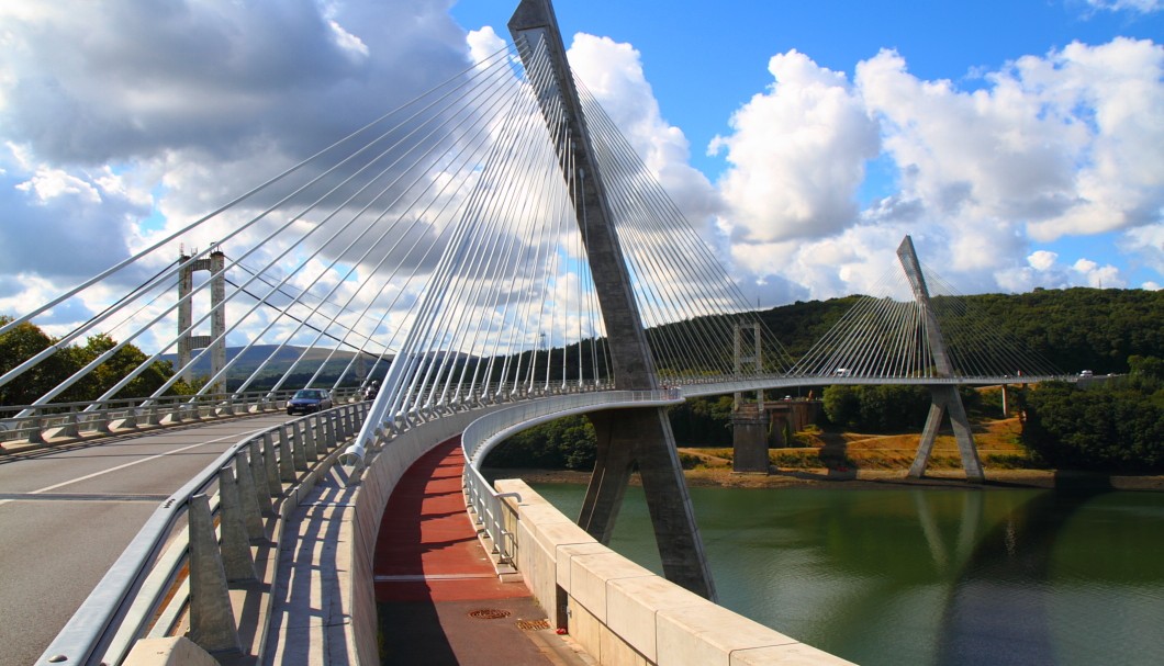 Die Brücke "Pont de Térénez"