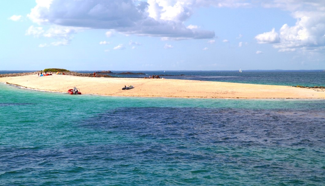 Tauchen auf den Glénan-Inseln - Strand