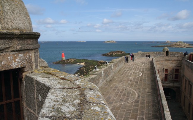 Ferienhaus Bretagne Urlaub: Insel Château du Taureau Aussicht