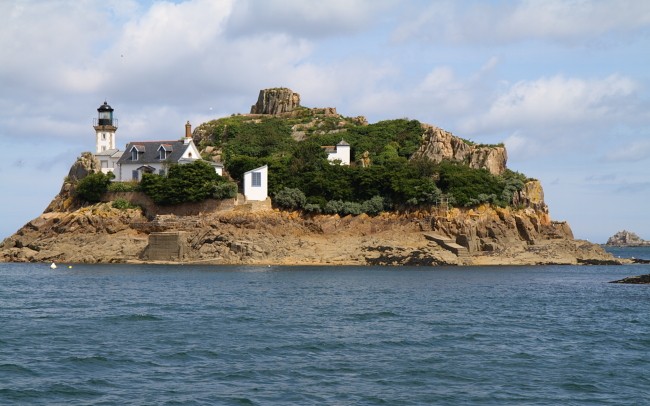 Ferienhaus Bretagne Urlaub: Insel beim Château du Taureau