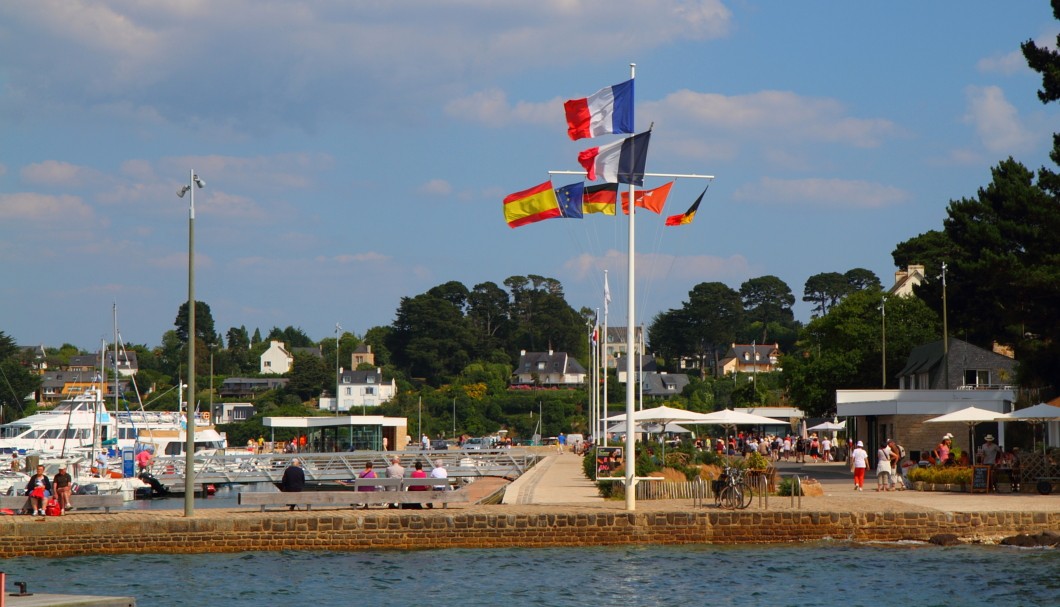Bretagne Insel Île aux Moines - Der Hafen der Insel