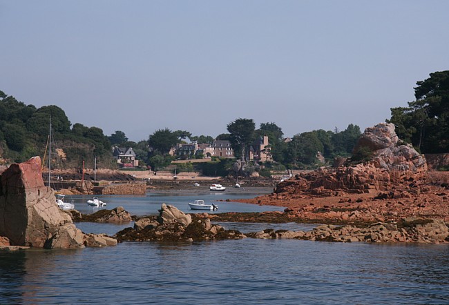 Bretagne Insel Île de Bréhat: Hafen.