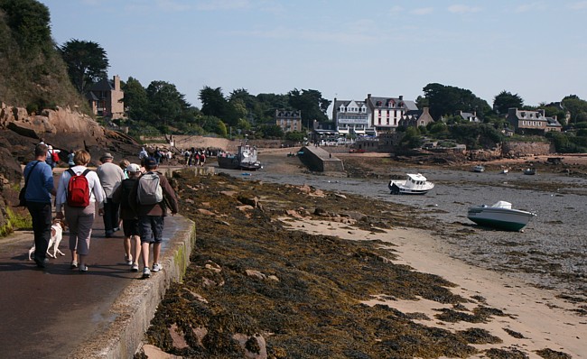 Bretagne Insel Île de Bréhat: Hafen.