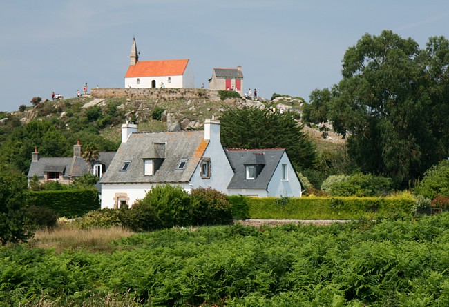 Bretagne Insel Île de Bréhat: Chapelle de Saint-Michel.