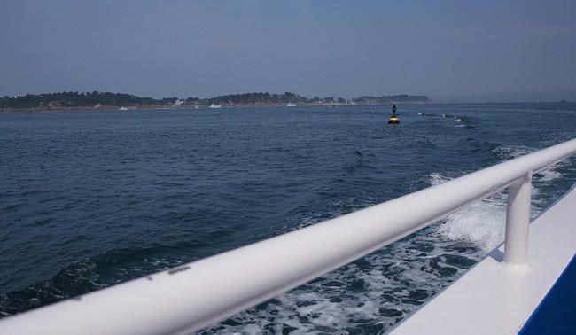 Bretagne Insel Île de Bréhat: Heimfahrt.