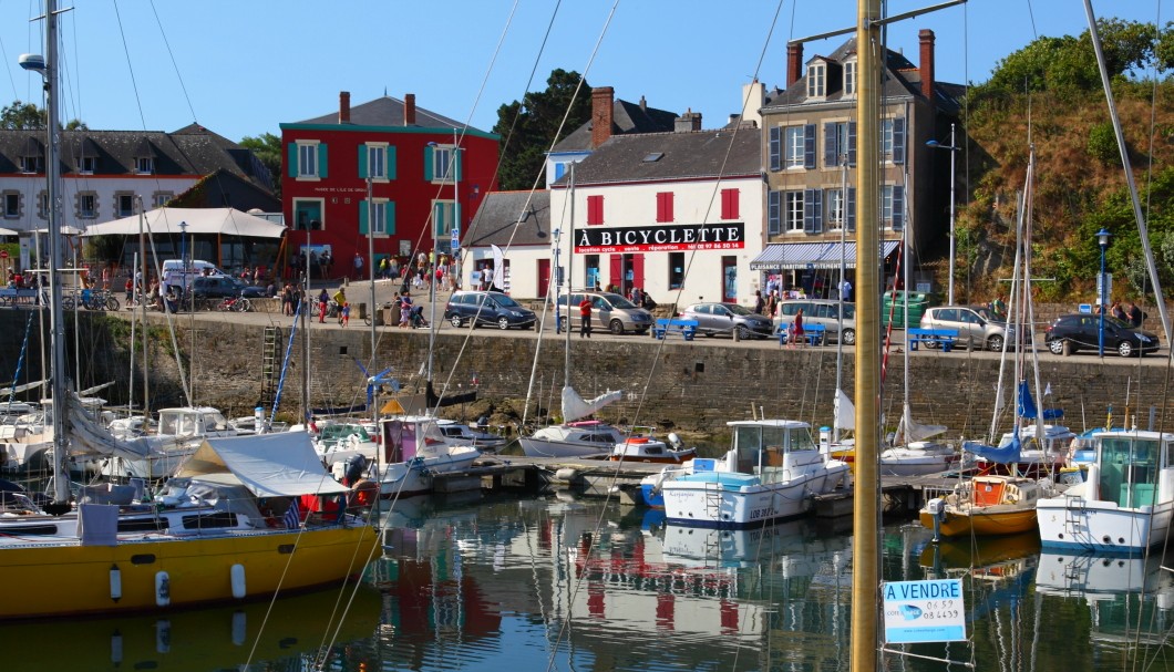 Hafen der Bretagne-Insel Ile de Groix