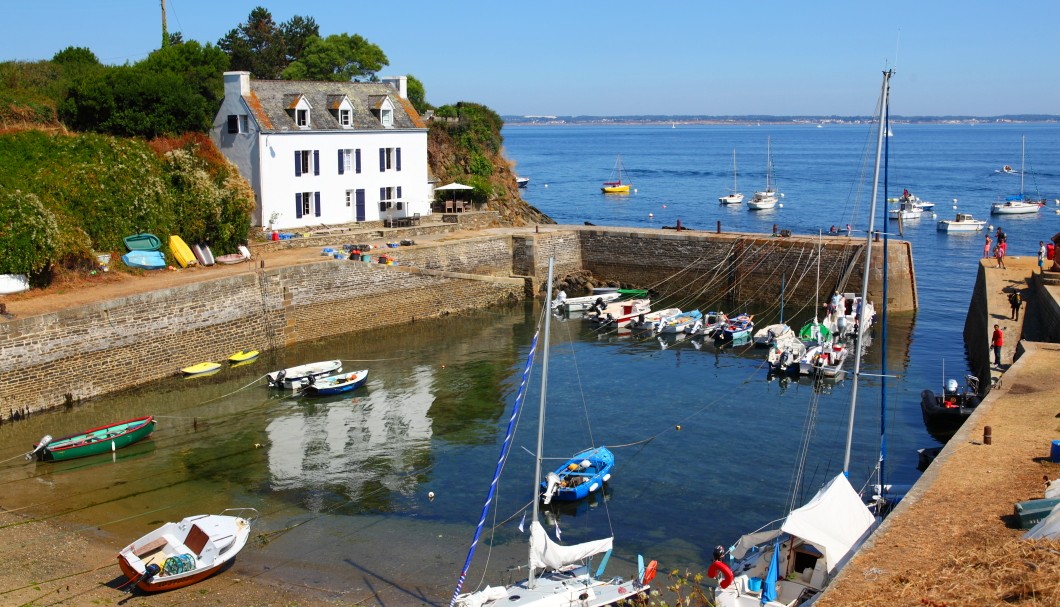 Port Lay auf der Bretagne-Insel Ile de Groix