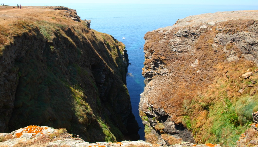 Das Höllenloch Trou de l'Enfer auf der Bretagne-Insel Ile de Groix