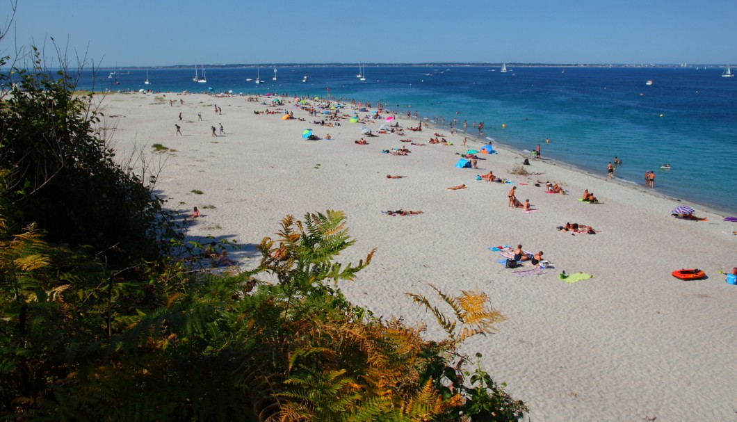 Strand La Plage Les Grands Sables auf der Bretagne-Insel Ile de Groix