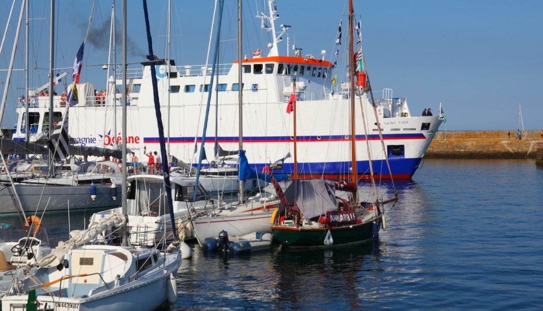 Die Fähre Saint Tudy auf der Bretagne-Insel Ile de Groix