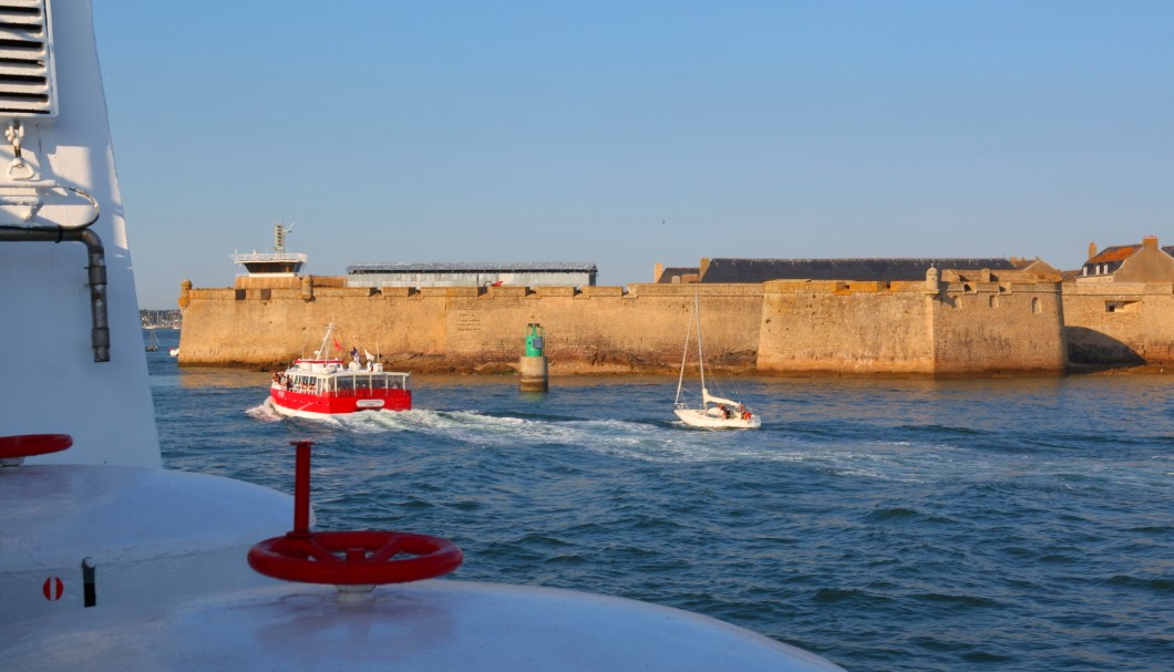 Die Zitadelle von Port Louis in der Bretagne