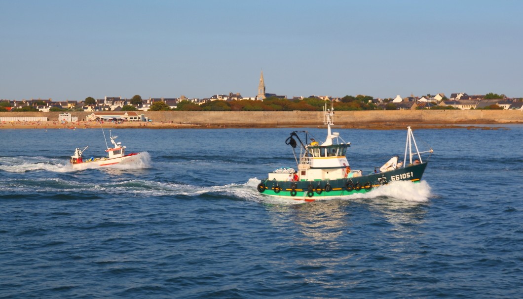 Fischerboote vor Lorient