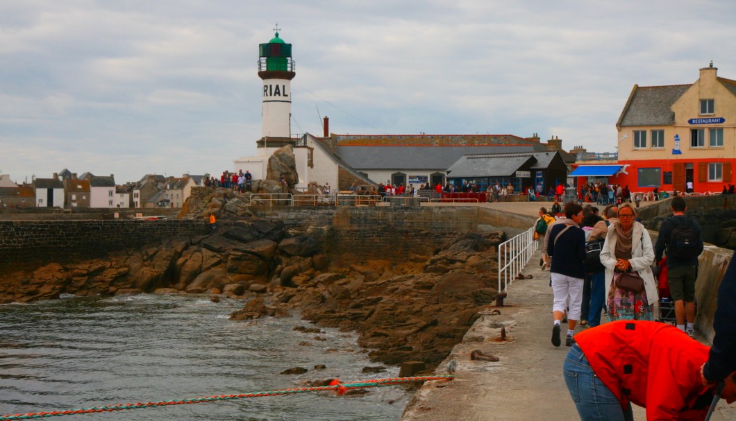 Bretagne-Insel Île de Sein Hafen