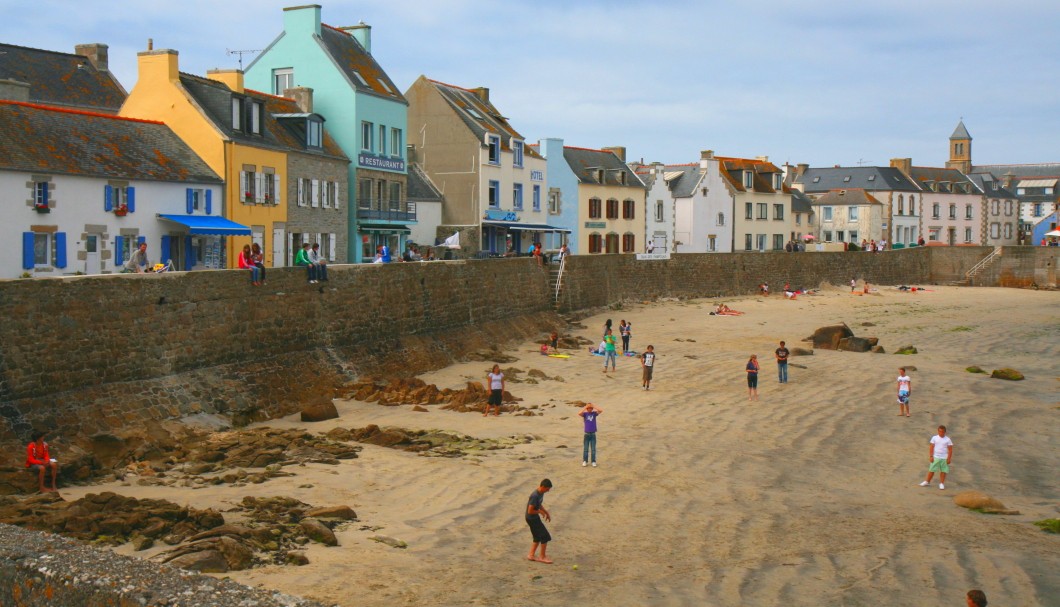 Bretagne-Insel Île de Sein Bourgh