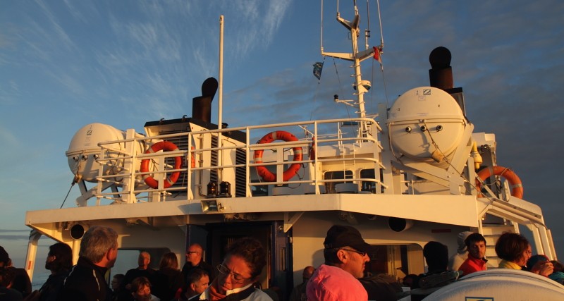 Auf der Fähre zur Bretagne Insel Molène