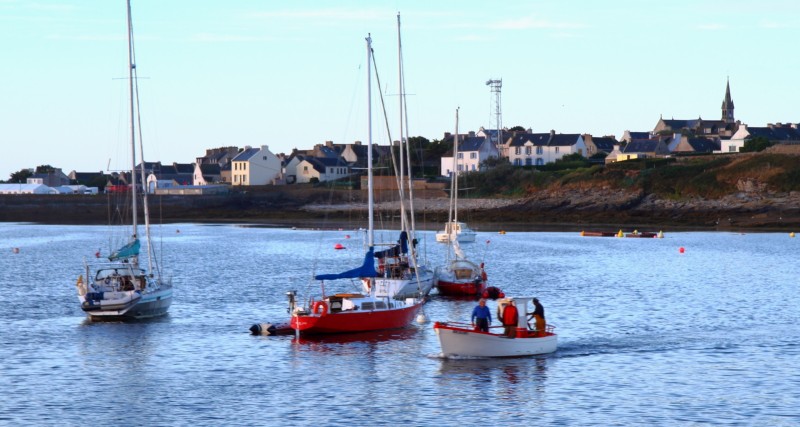 Bretagne Insel Molène: Der Hafen