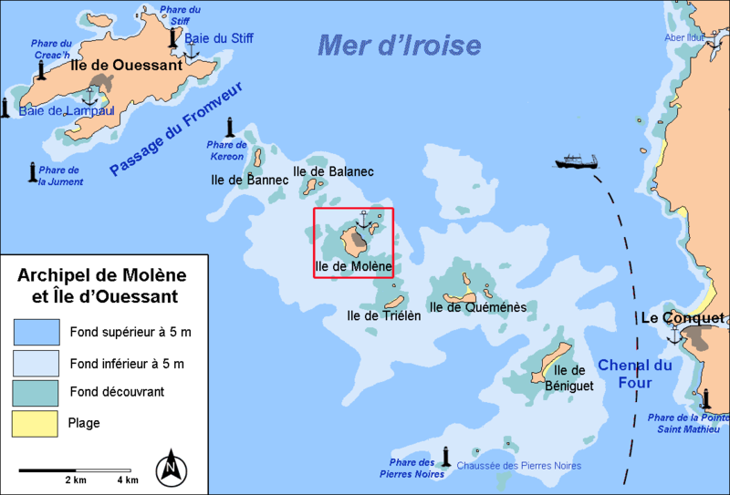 Der Archipel von Molène und die Insel Ouessant