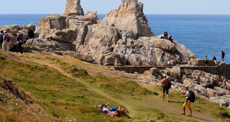 Bretagne Insel Ouessant: Die Küste beim Leuchtturm von Creac'h