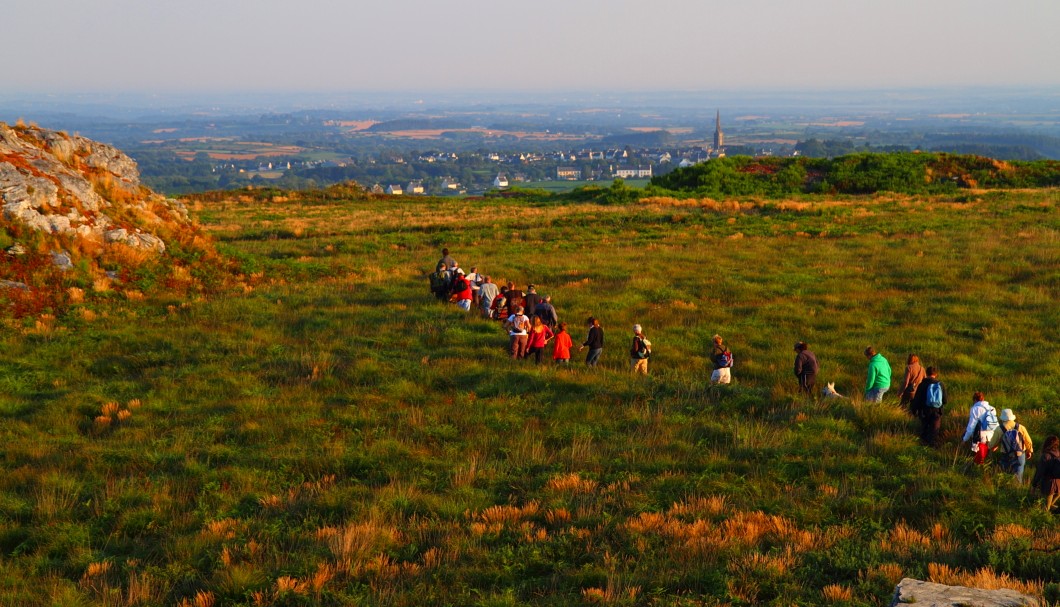 Nach angemessener Rast geht es weiter mit der Wanderung ...