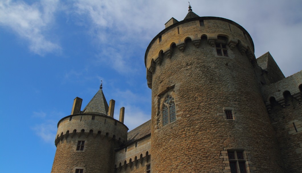 Bretagne Burg Château de Suscinio - Wehrtürme