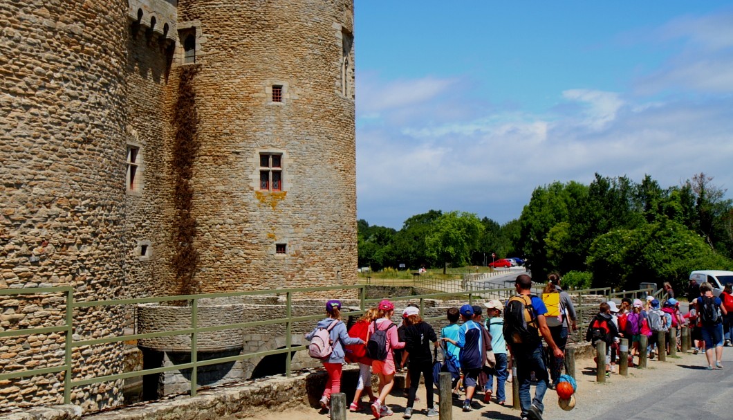Bretagne Burg Château de Suscinio - Eingang