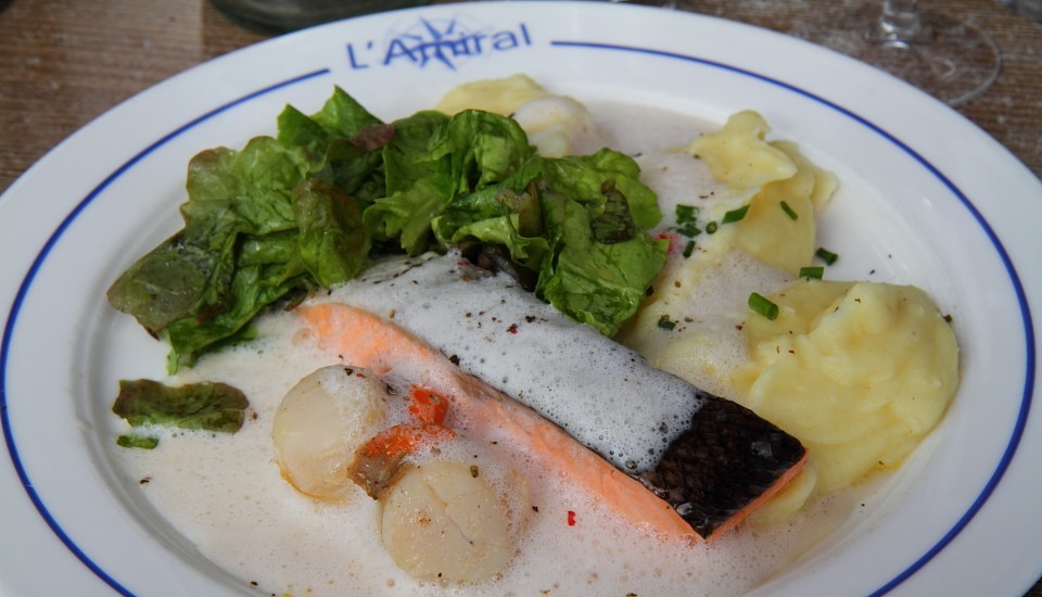 Concarneau in der Bretagne: Mittagessen im Amiral