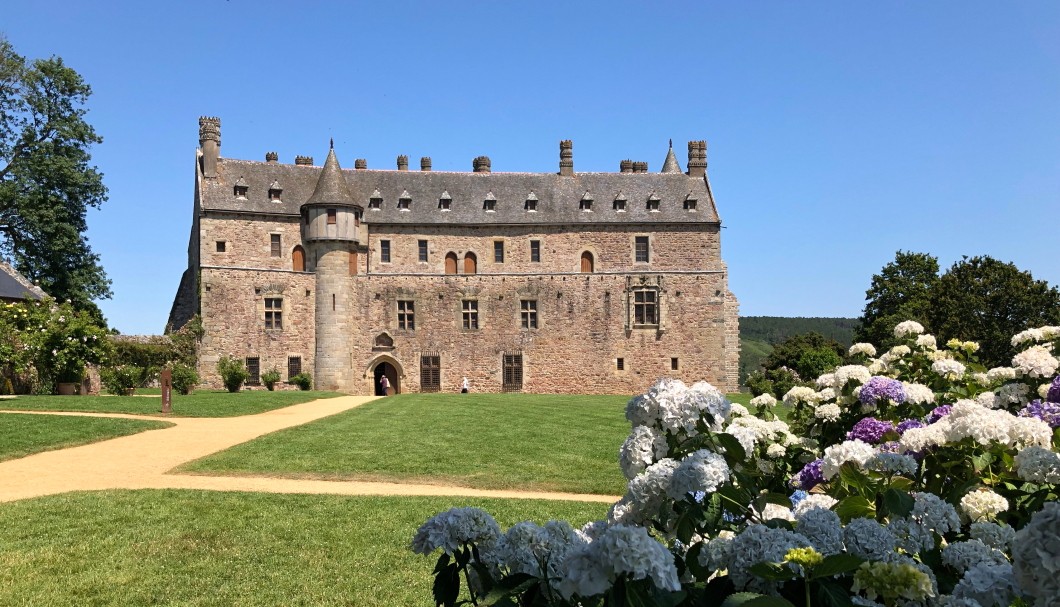 Ferienhaus Bretagne Allée Josse Bihan: Das Château de La Roche Jagu.