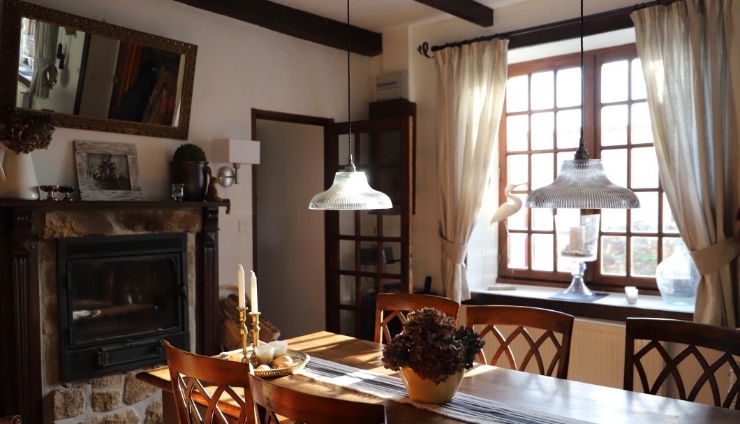 Ferienhaus Bretagne Allée Josse Bihan: Das Wohnzimmer.